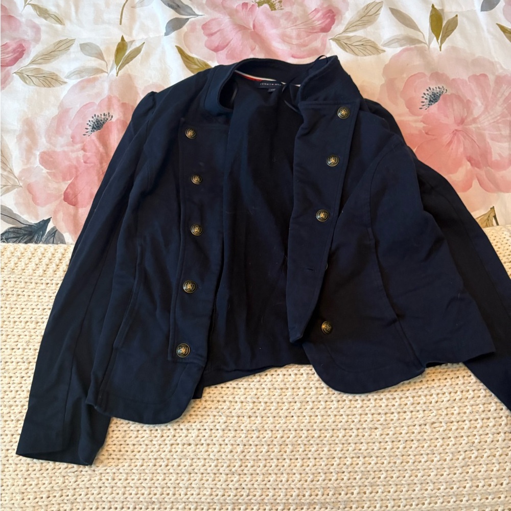 Tommy Hilfiger Dark Blue Blazer with Gold Buttons